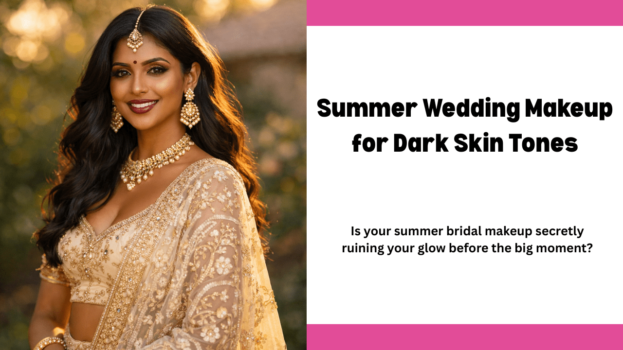 Summer Wedding Makeup for Dark Skin Tones